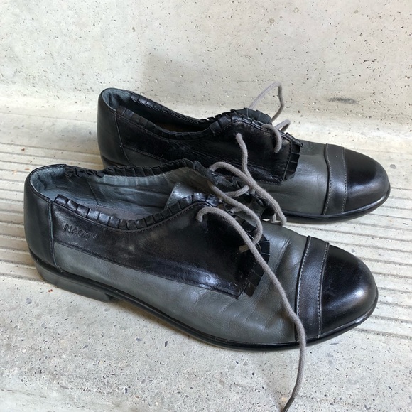 Naot frilly Oxford shoes loafers slip ons - Picture 4 of 5